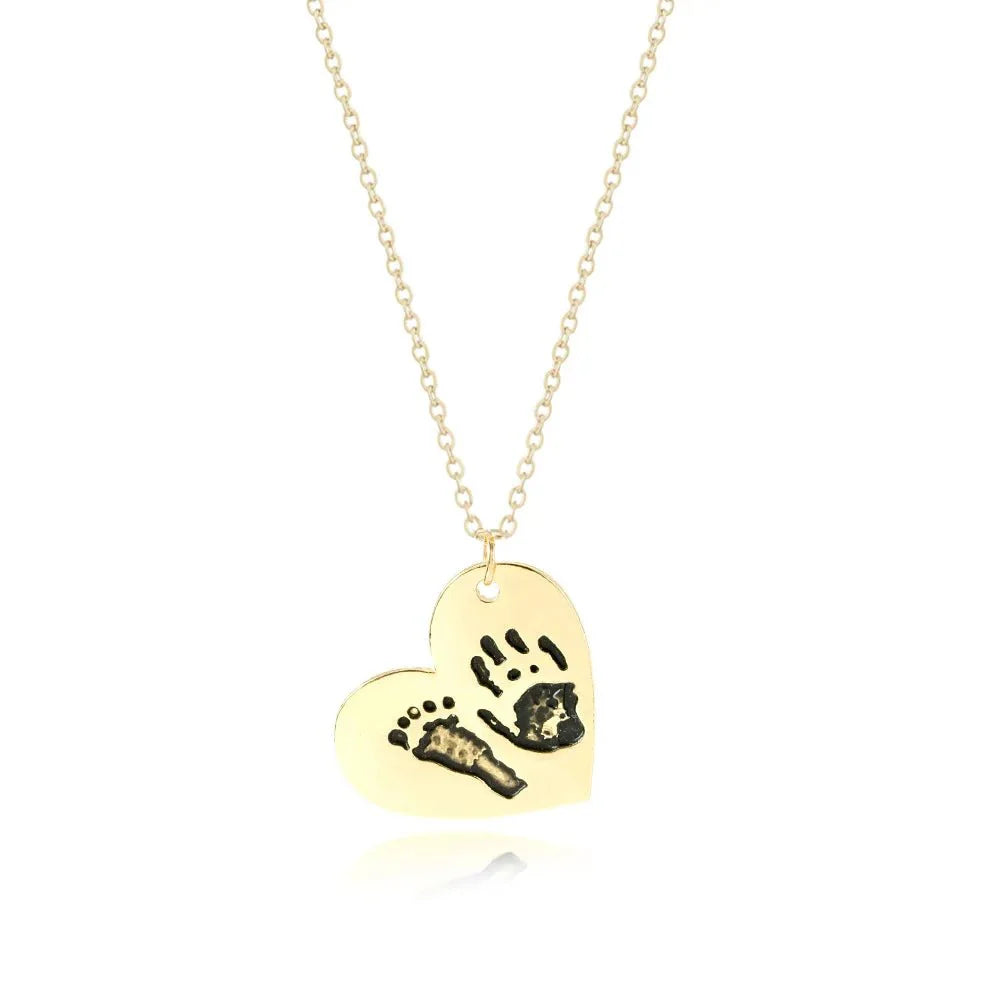 Custom Fingerprint Necklace with Engraved Name