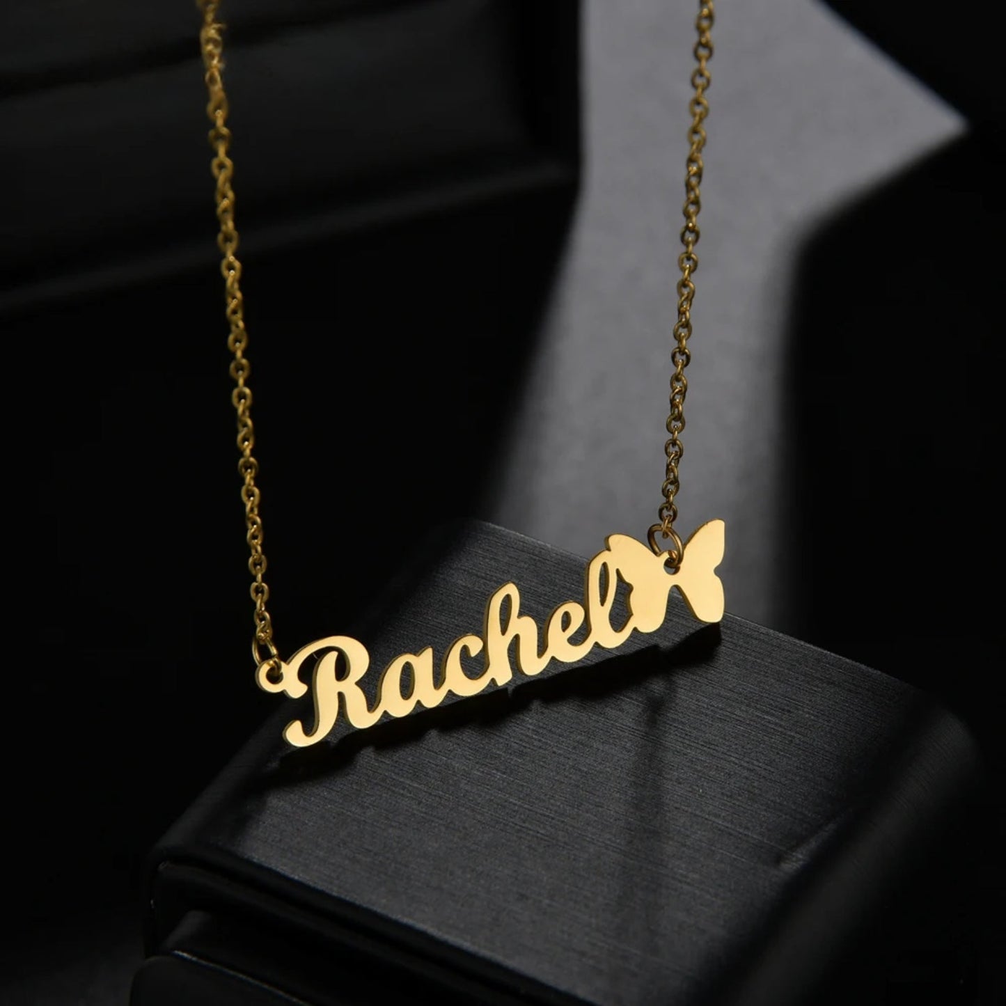 Custom Name and Butterly Necklace