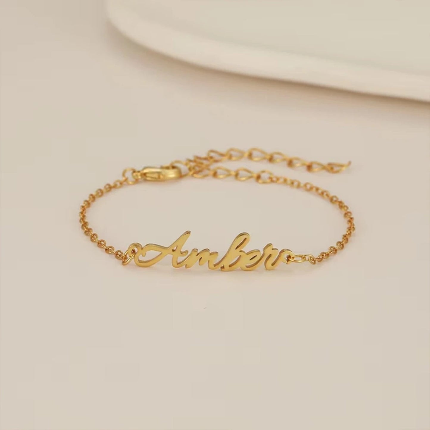 Custom Name in Unique Letters Bracelet