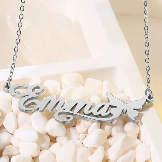 Sterling Silver Name Necklace, Personalised Name Jewellery, Custom Name Necklace Gold/Silver/Rose Gold