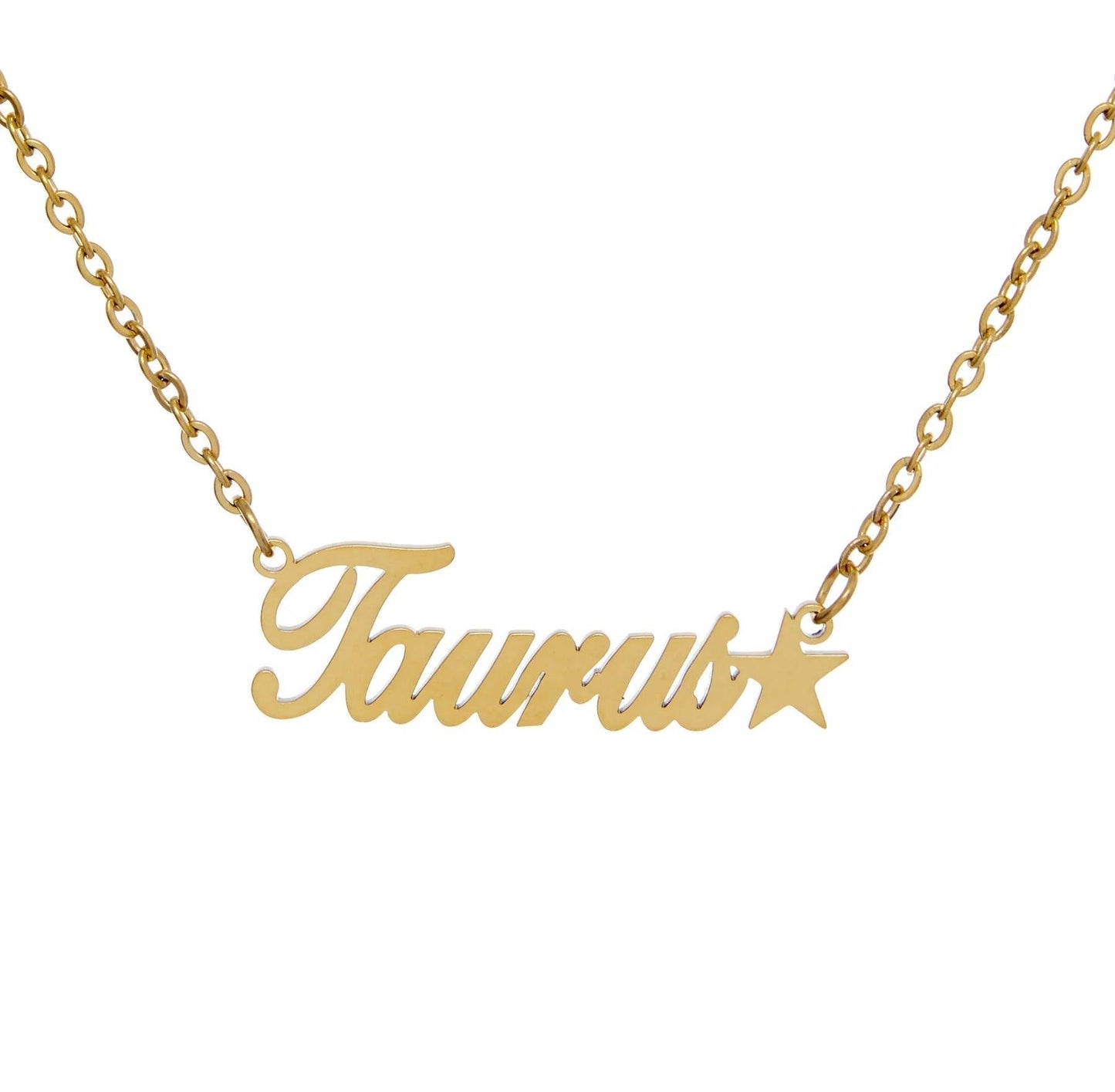 Custom Name Necklace With Star