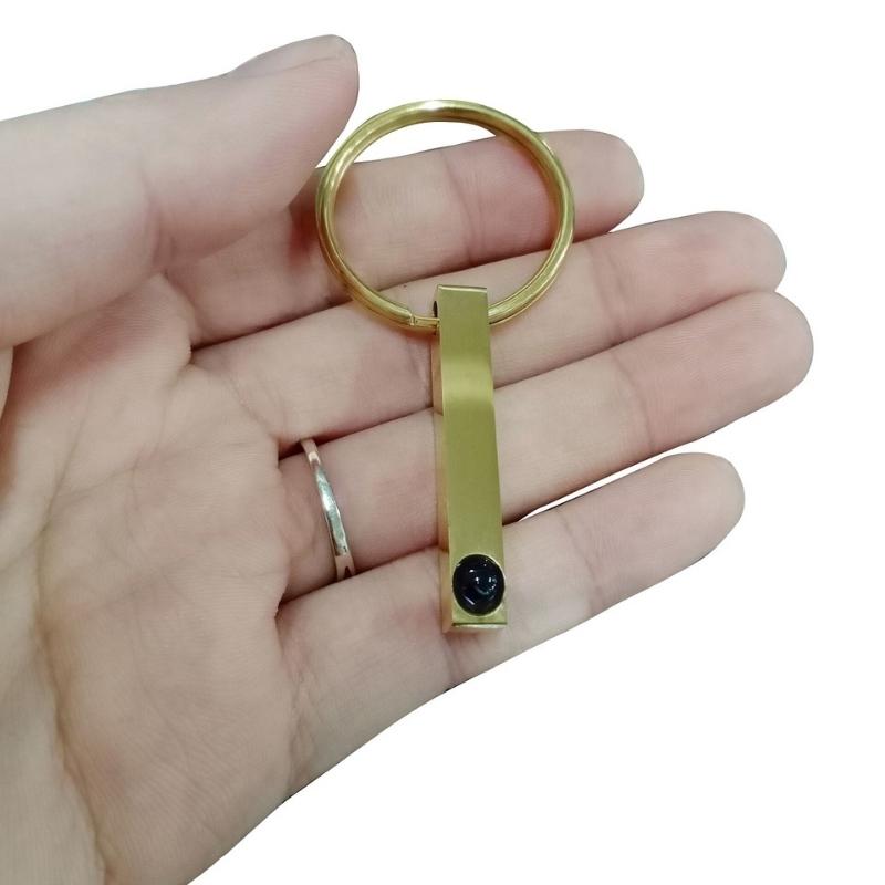 Custom Photo Projection Bar Key Ring