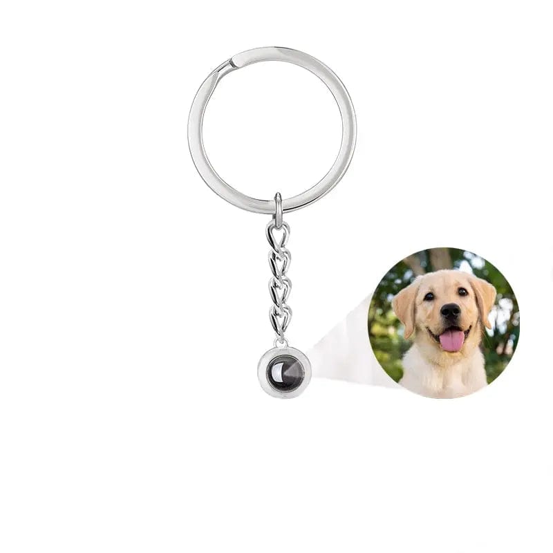 Custom Photo Projection Keychain | Personalised Photo Keychain