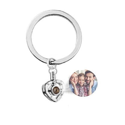 Custom Photo Projection Keychain | Personalised Photo Keychain