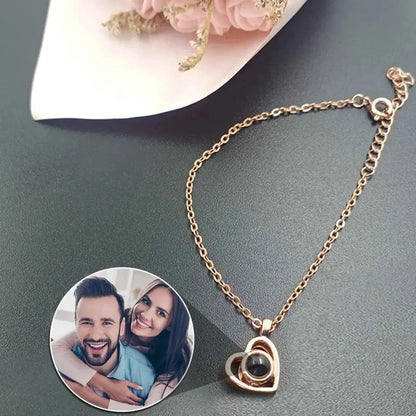 Custom Photo Projection Necklace | Put Your Photo Inside the Pendant