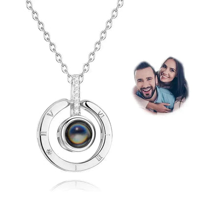 Custom Photo Projection Necklace | Put Your Photo Inside the Pendant