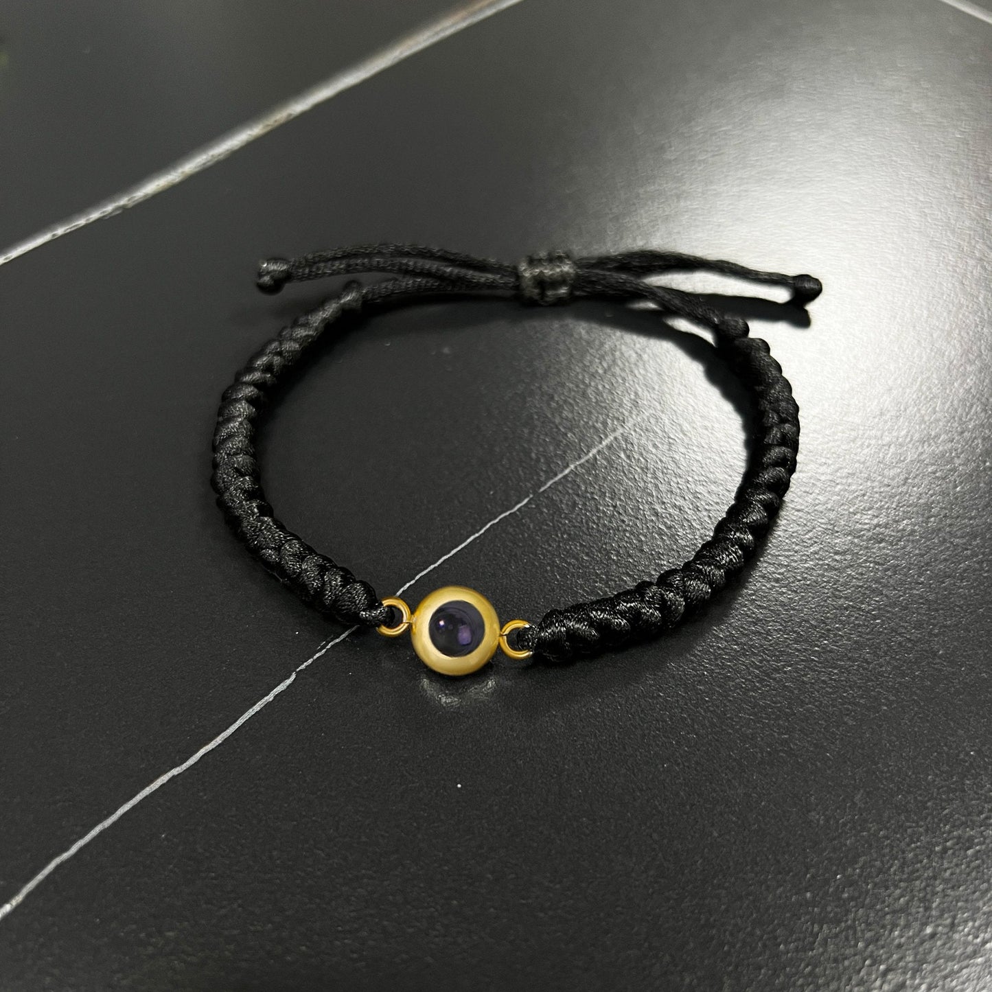 Customised Snake Knot Braided Projection Bracelet