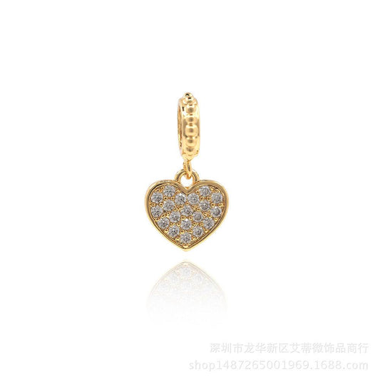 CZ Heart Charm