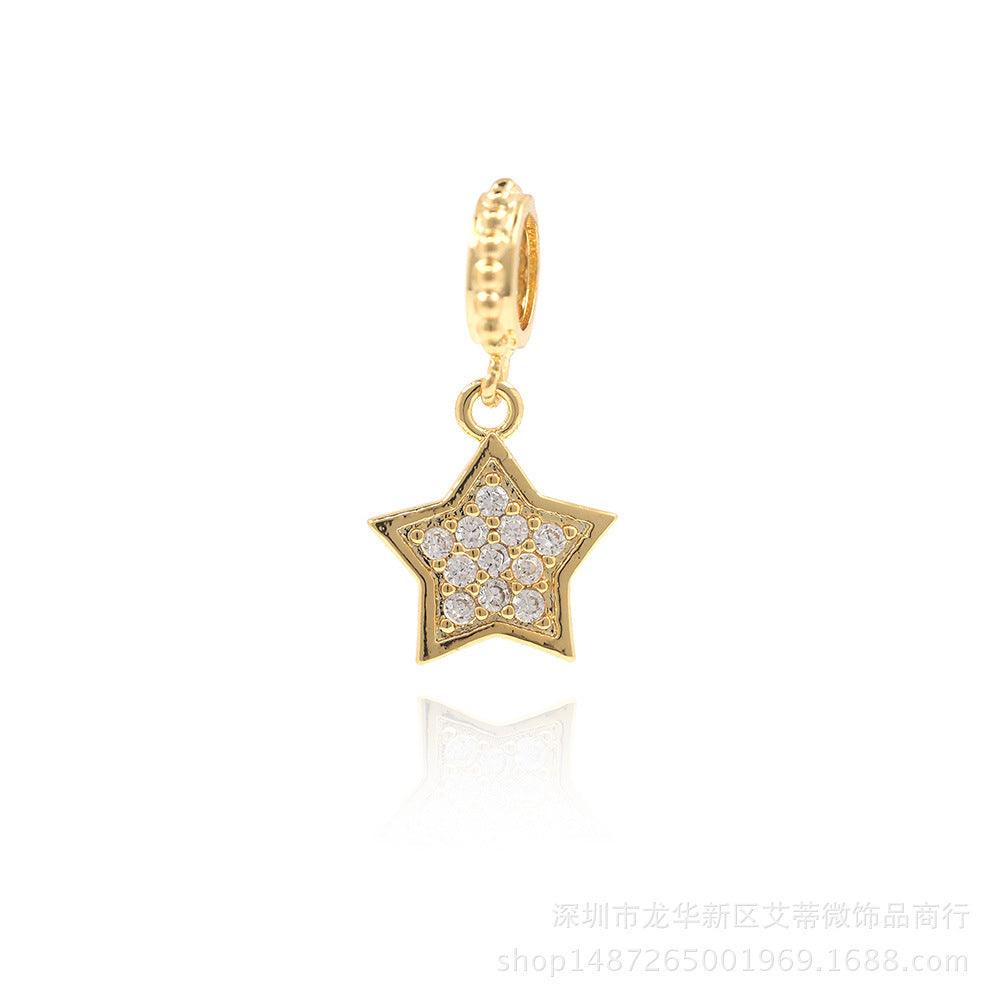 CZ Star Pendant Charm