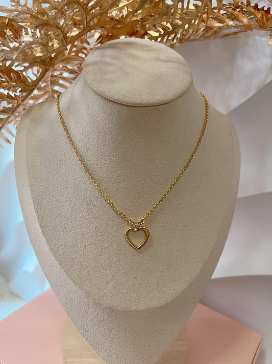 Dainty Rolo Chain Charm Necklace