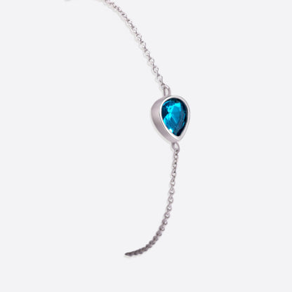 Teardrop Birthstone Bracelet