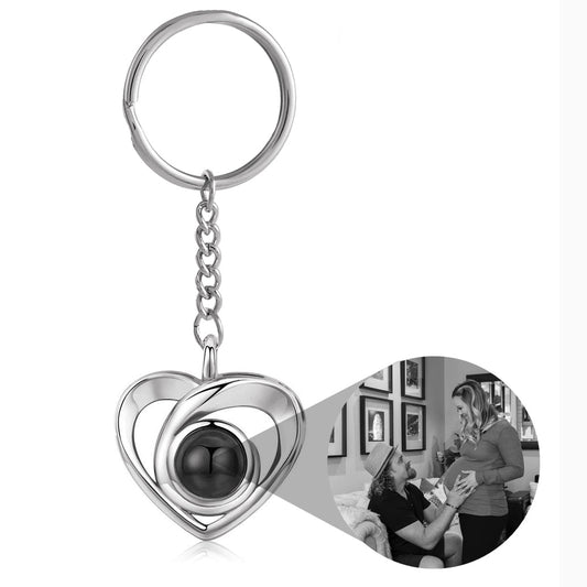 Eternity's Devotion Photo Keychain