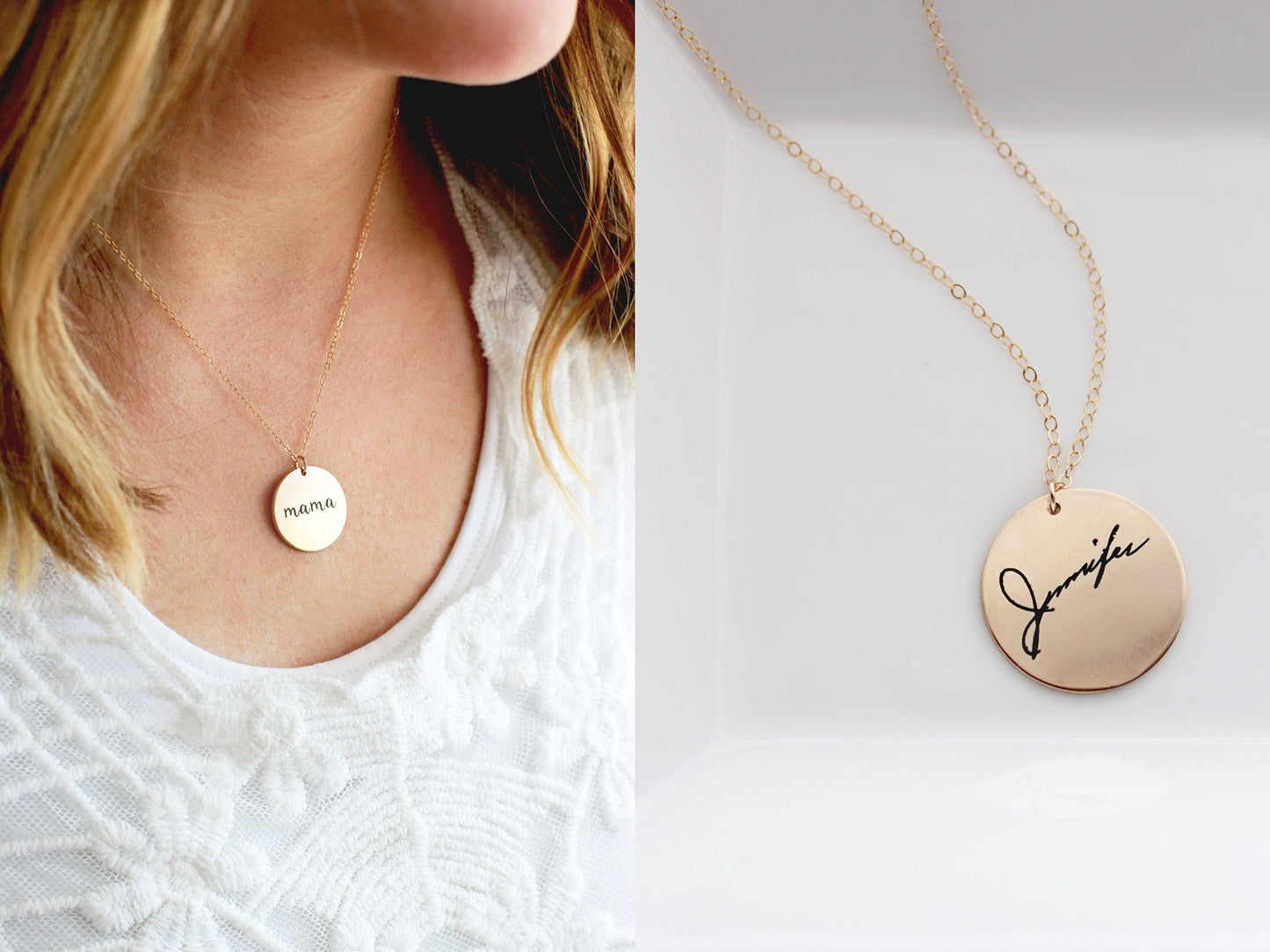 Actual Paw Print Necklace