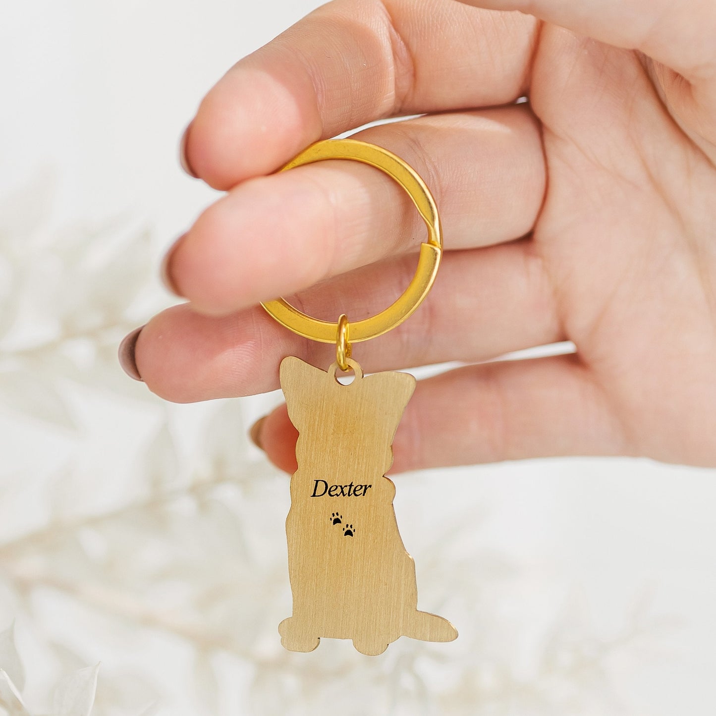 Dog Photo Keychain