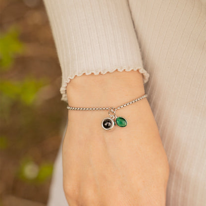 Eternity's Birthstone Photo Bracelet