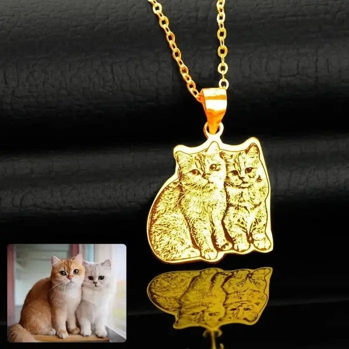 Engraved Necklace & Keyring - Add Your Photo