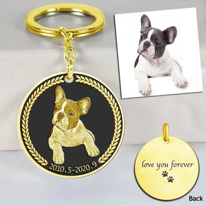 Engraved Necklace & Keyring - Add Your Photo