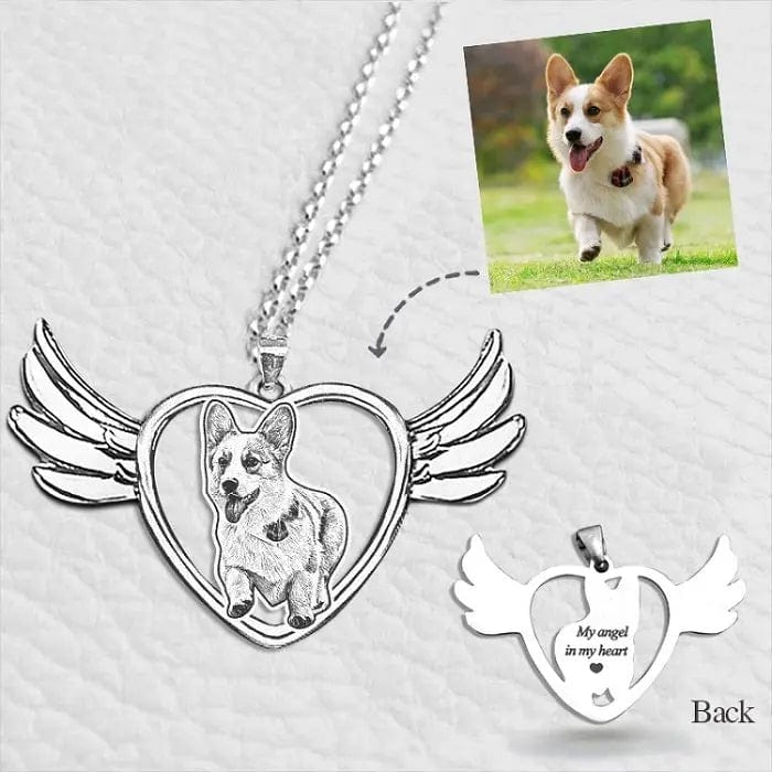 Engraved Necklace & Keyring - Add Your Photo