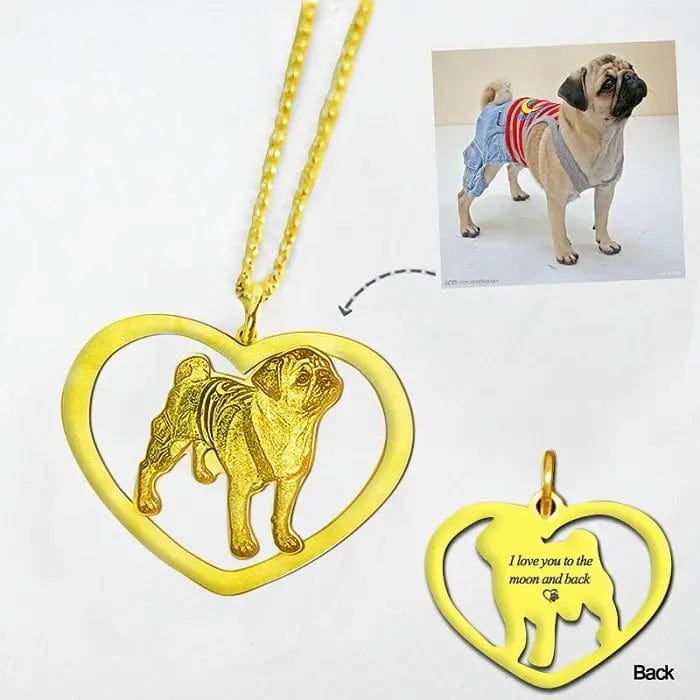 Engraved Necklace & Keyring - Add Your Photo