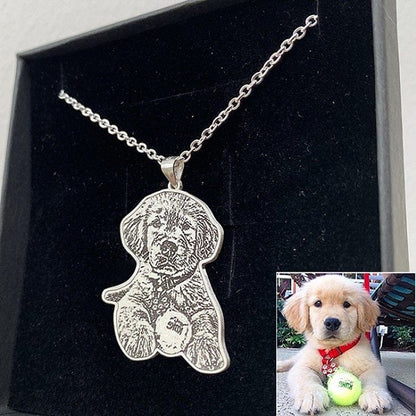 Engraved Necklace & Keyring - Add Your Photo