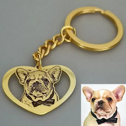 Engraved Necklace & Keyring - Add Your Photo