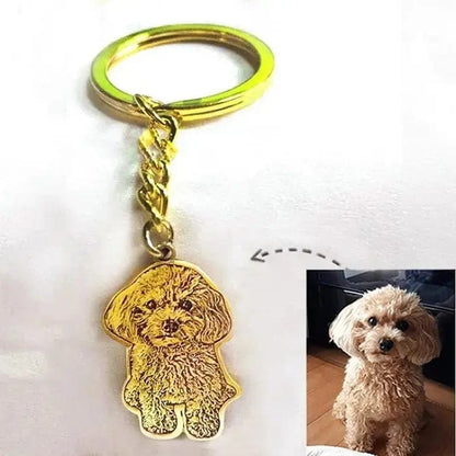 Engraved Necklace & Keyring - Add Your Photo