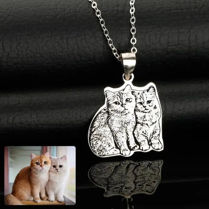 Engraved Necklace & Keyring - Add Your Photo