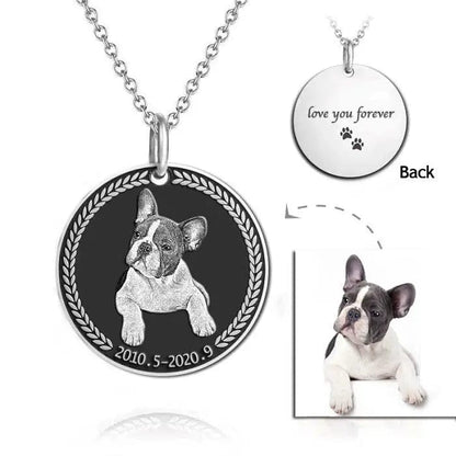 Engraved Necklace & Keyring - Add Your Photo