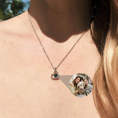 Eternity's Embrace Photo Necklace