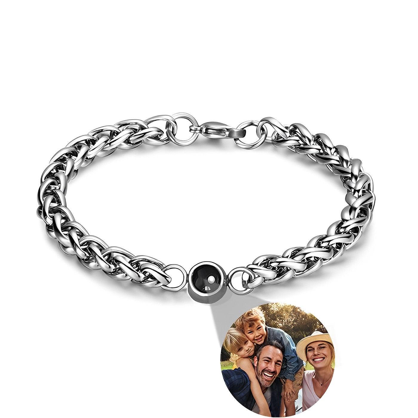 Eternity's Intertwine Photo Bracelet