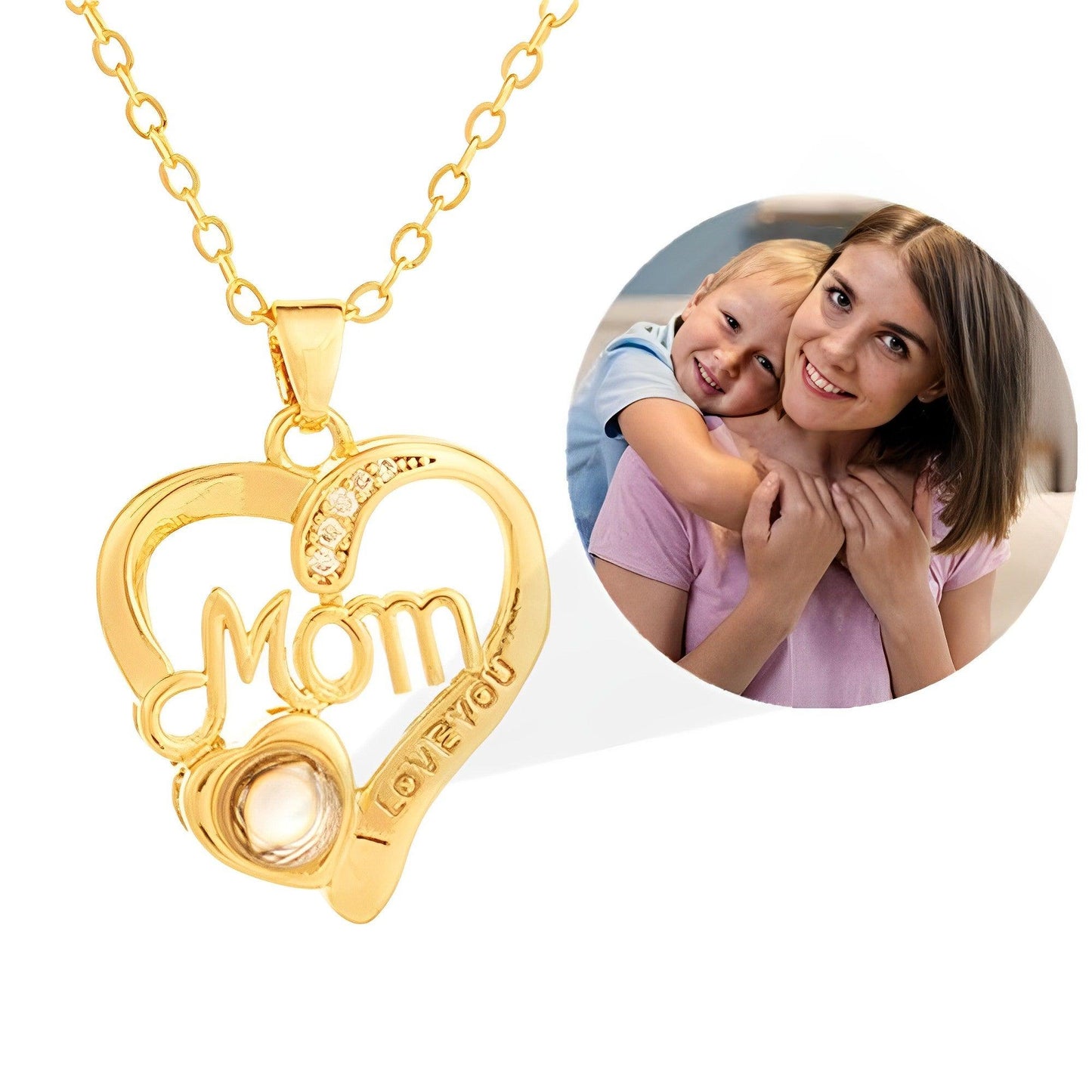 Eternity's Mom Love Photo Necklace