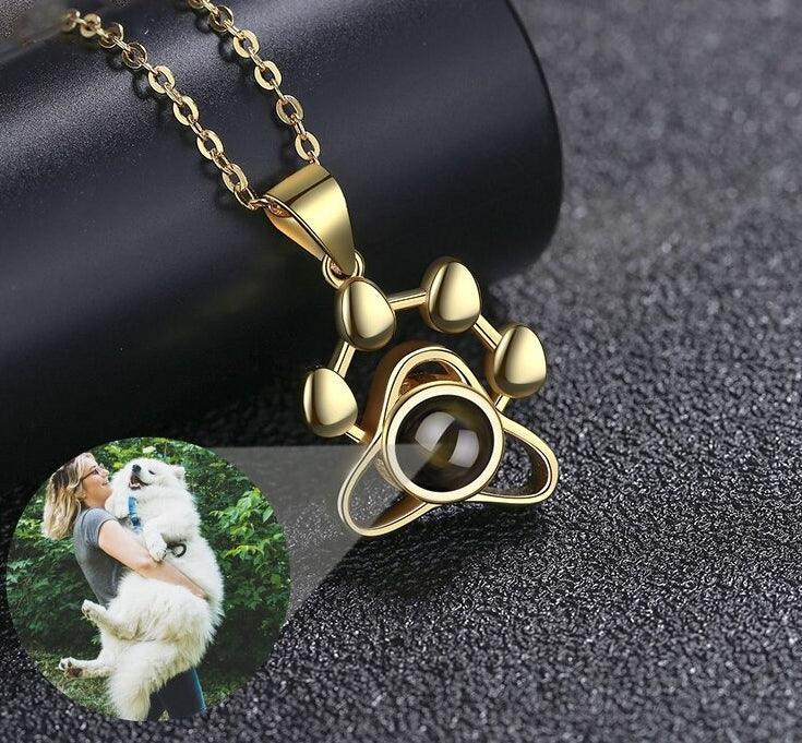 Eternity's Paw Photo Necklace