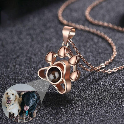 Eternity's Paw Photo Necklace