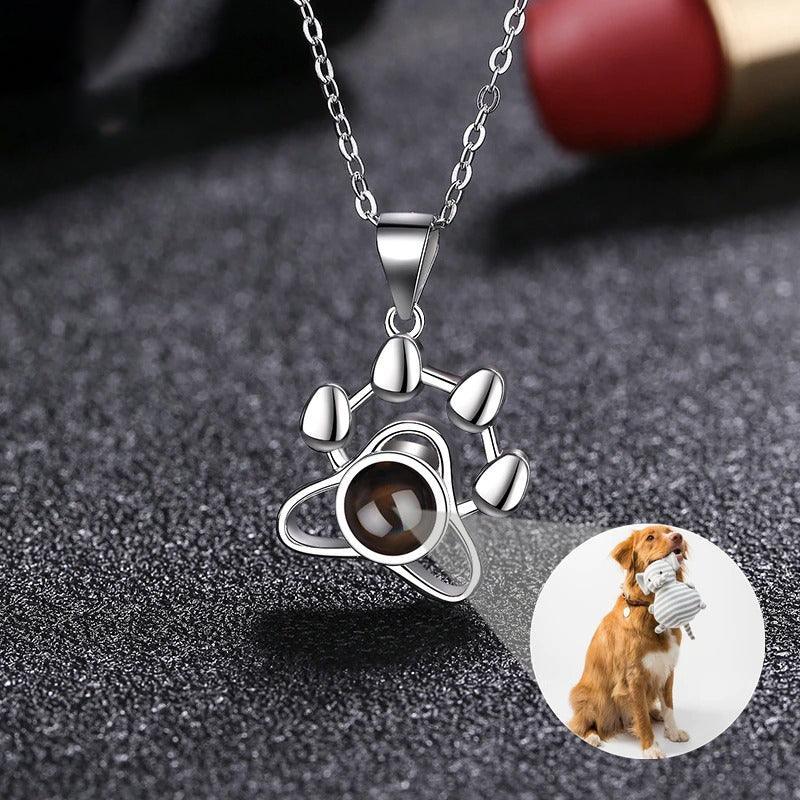 Eternity's Paw Photo Necklace