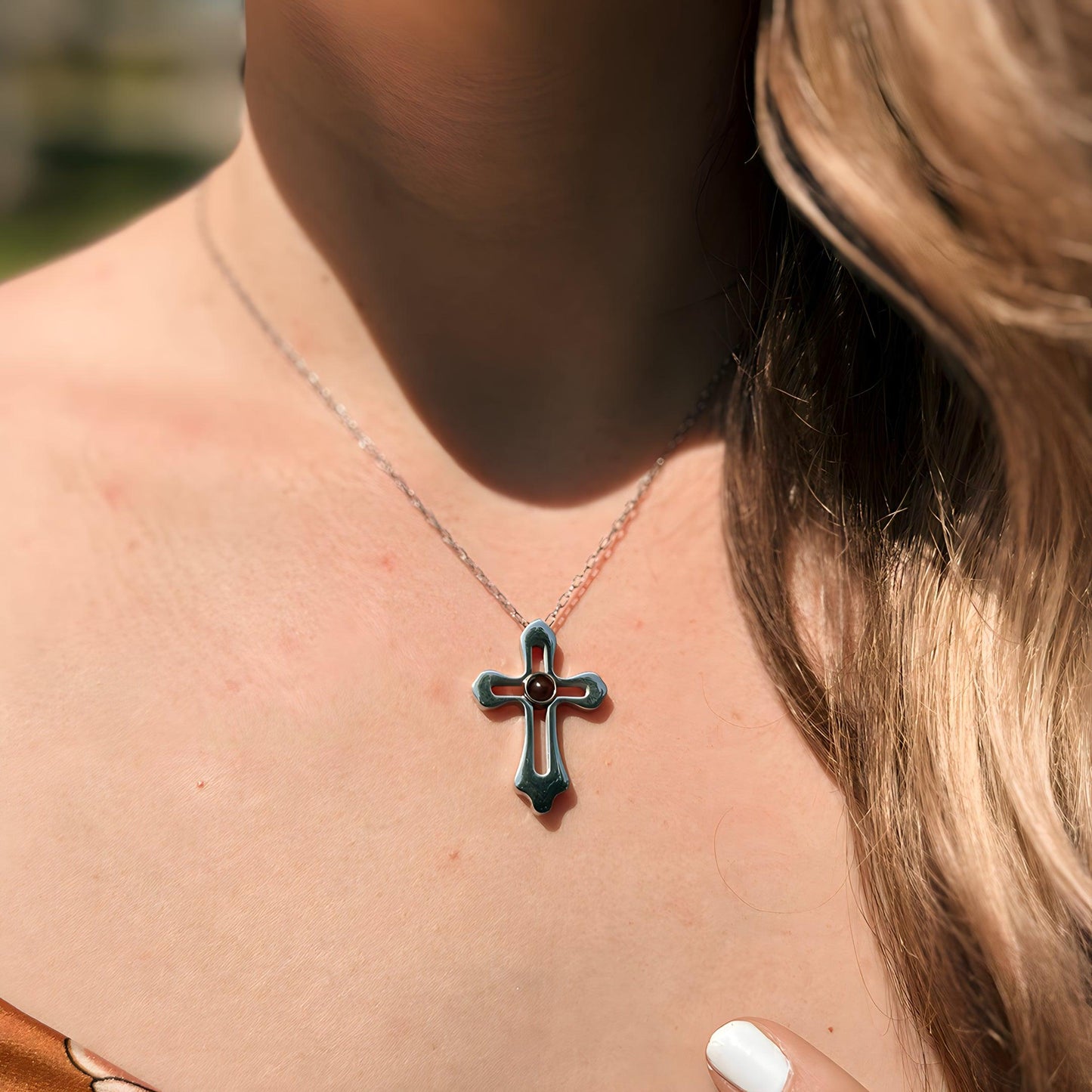 Eternity's Tenet Photo Necklace