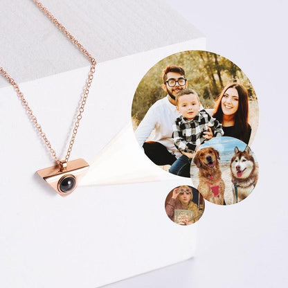 Eternity's Trinity Photo Necklace