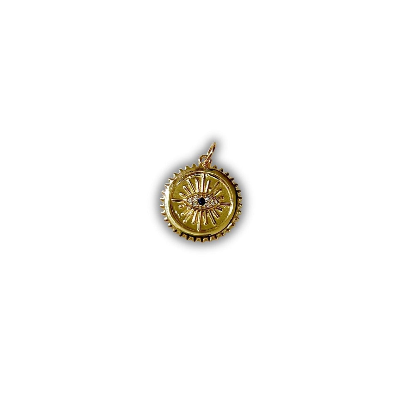 Evil Eye Disc Charm