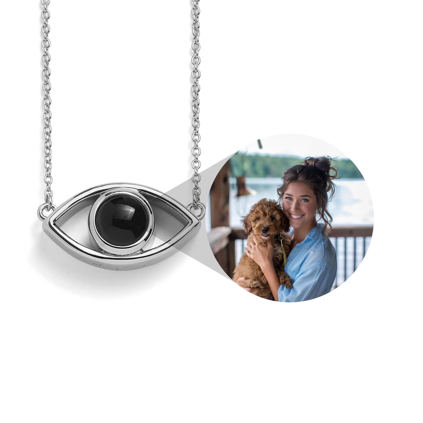 Personalized Evil Eye Necklace