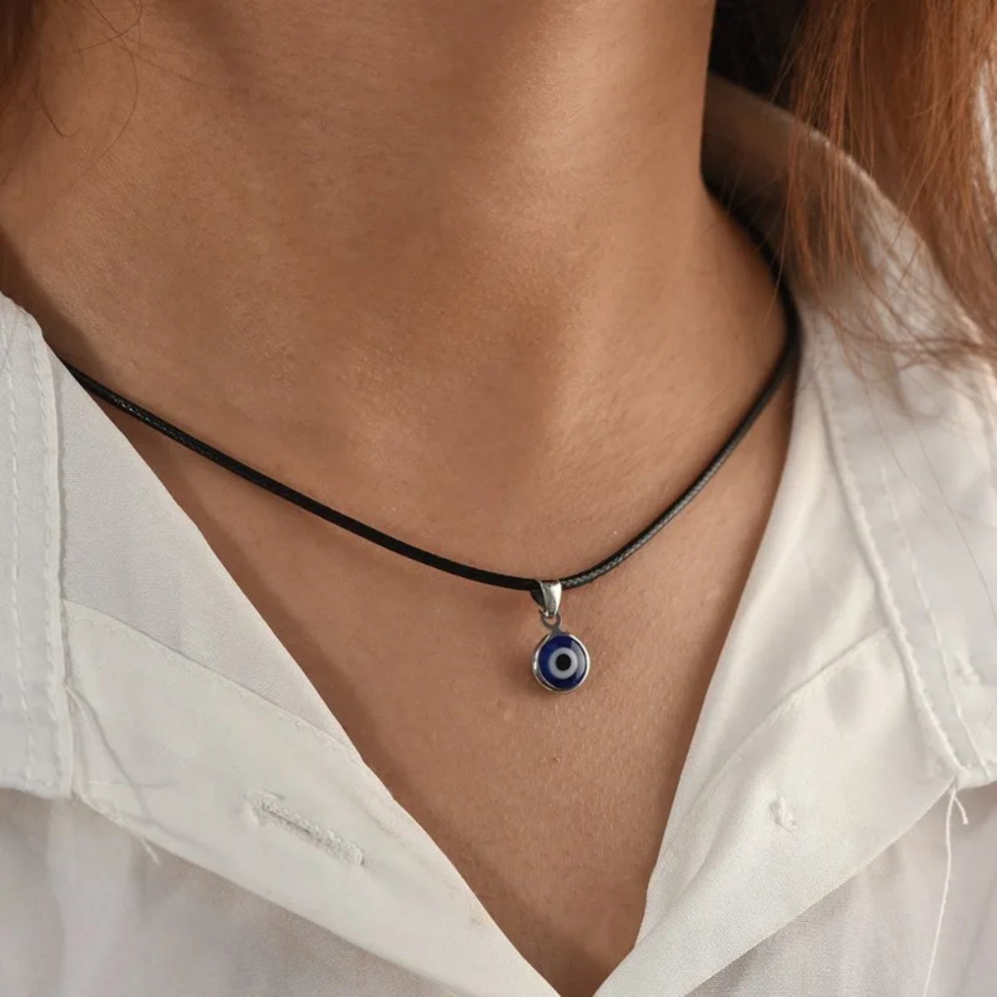 Fashion Blue Turkish Evil Eye Necklace