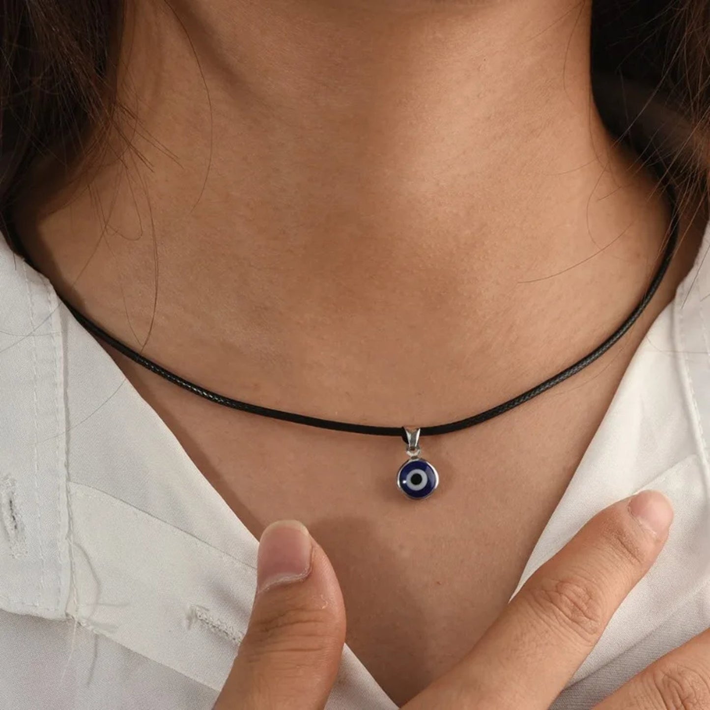 Fashion Blue Turkish Evil Eye Necklace