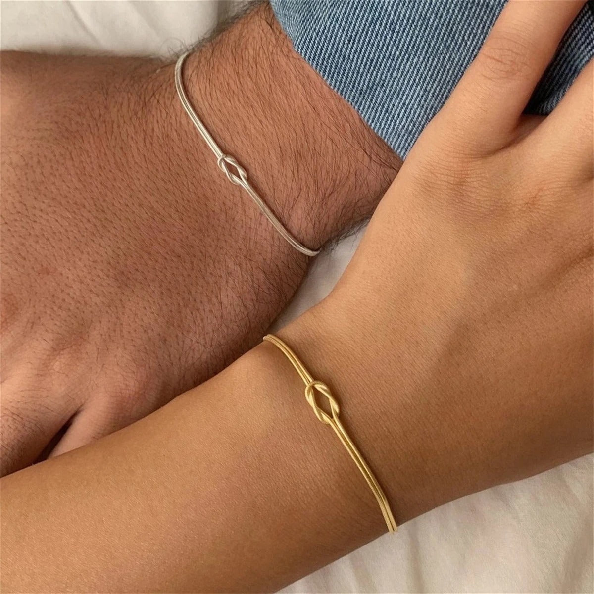 Father & Daughter Matching Bond Knot Bracelets