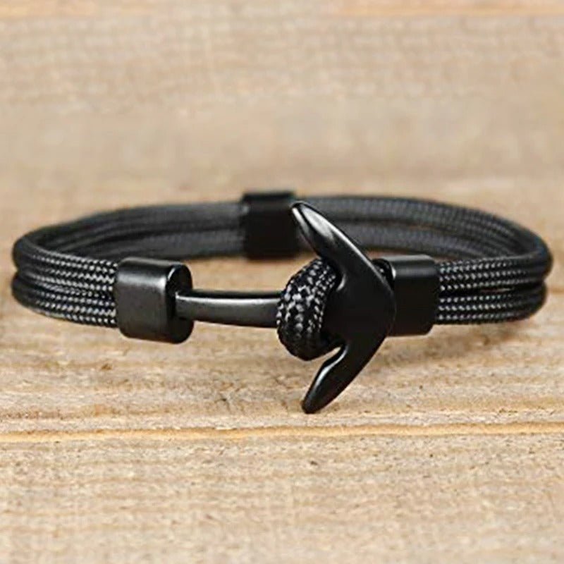 Father & Son Forever Linked Nautical Anchor Bracelet