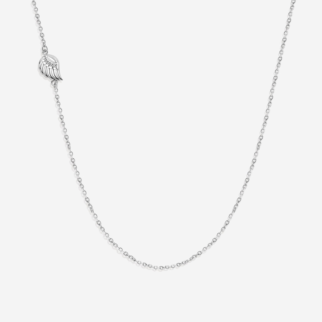 Dainty Angel Wing Charm Necklace