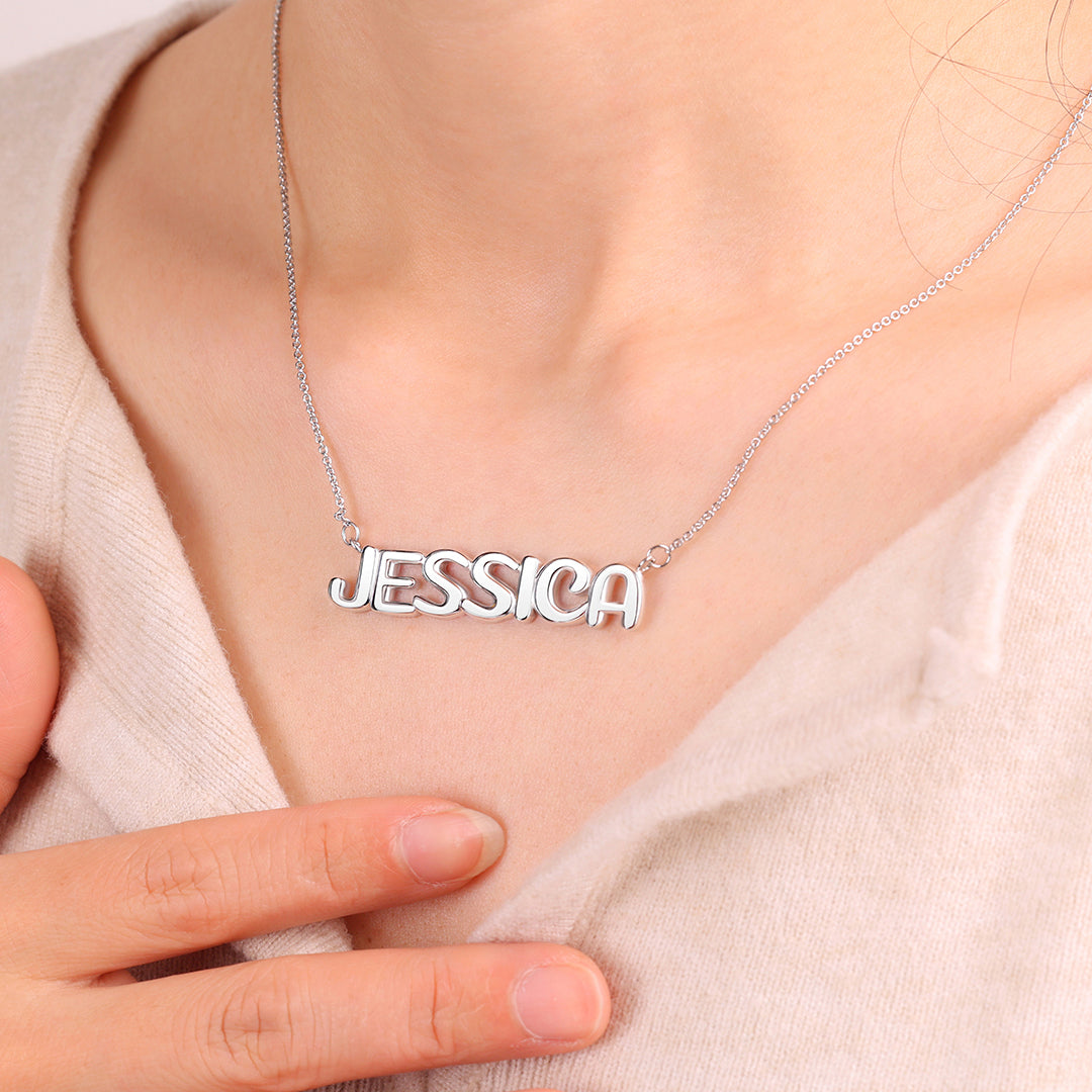 Balloon Name Necklace