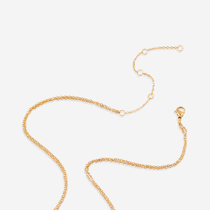 Double Chain Connection Necklace