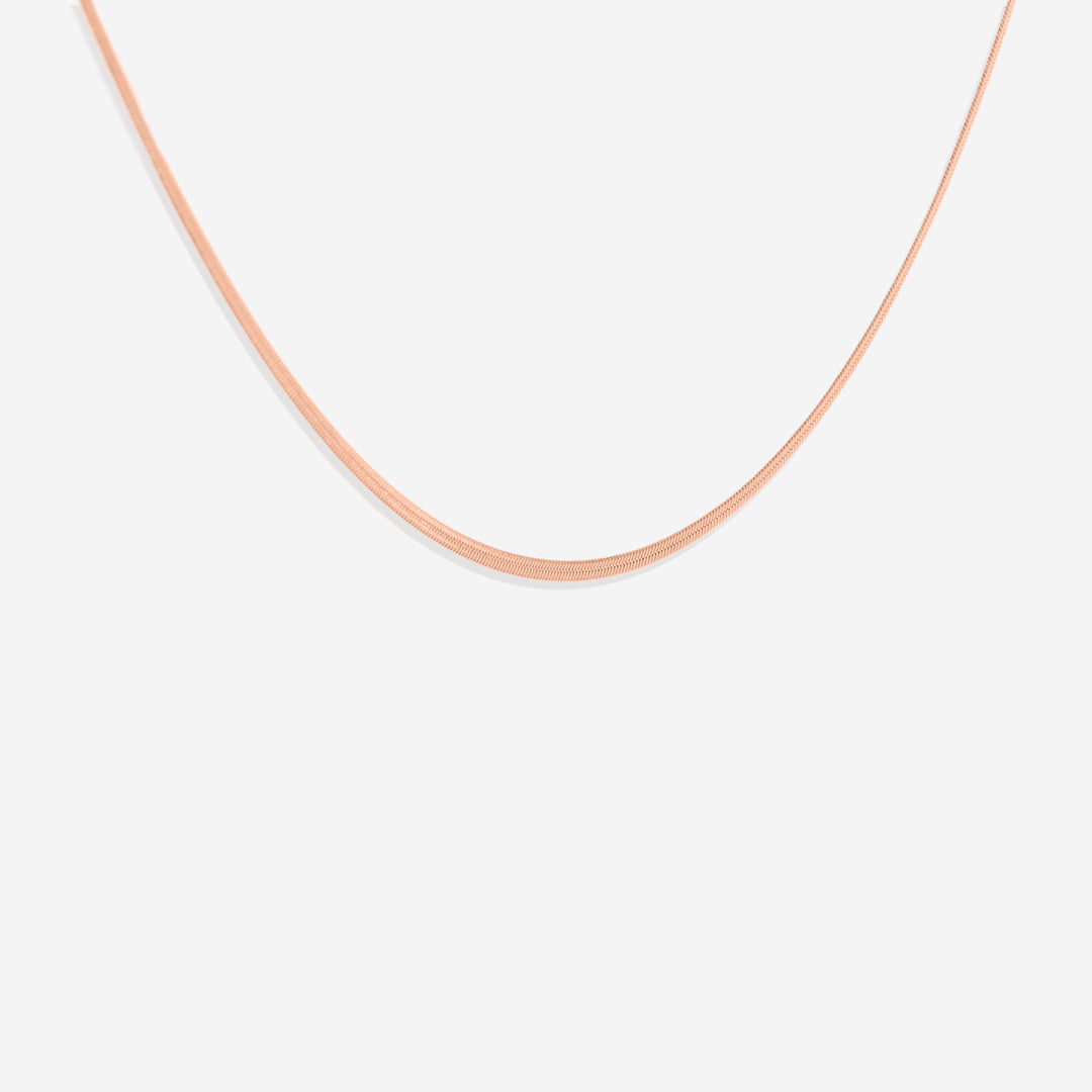 Dainty Herringbone Necklace