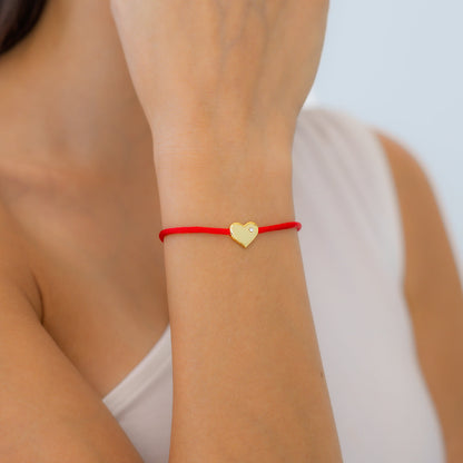 Heart String Adjustable Bracelet