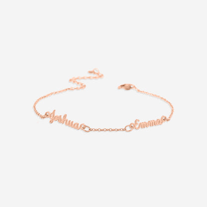 Stella Dainty Multiple Name Bracelet