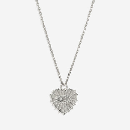 The Heart Sees All Pendant Necklace