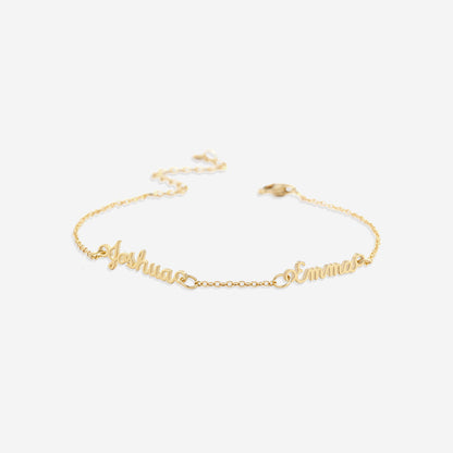 Stella Dainty Multiple Name Bracelet